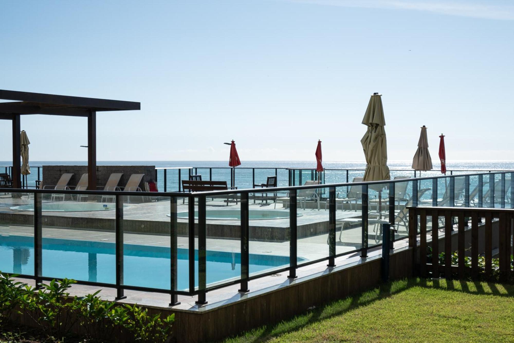 Aptos Completos Com Vista Mar Pe Na Areia Em Barra Velha Em Condominio Resort Com Spa, Piscina, Quadra De Futebol, Sala De Jogos, Brinquedoteca, Complexo Com Diversos Comercios المظهر الخارجي الصورة